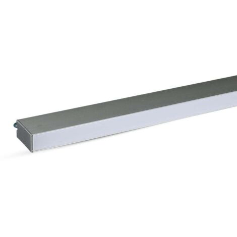 V-TAC 40W Linear LED Deckenleuchte mit Samsung Chip, Silber, Kaltweiß