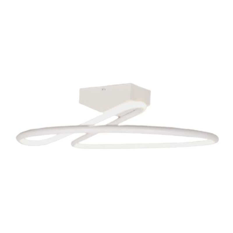 Image of Lampadario led dal Design Moderno Rotondo 43W in Alluminio Colore Bianco 4000К - V-tac