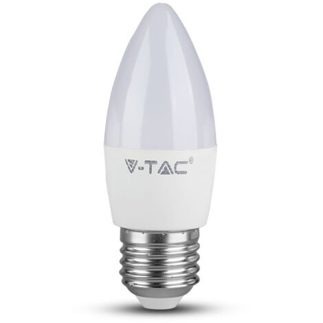 V-Tac 4.5W Led Candle Bulb E27 - Energy Efficient Lighting