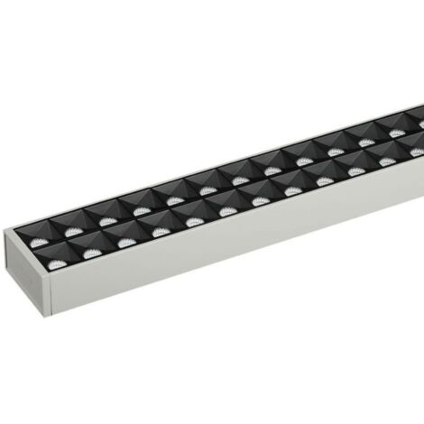 V-TAC 60W Linear LED Pendelleuchte mit Samsung Chip, Silber, Naturweiß