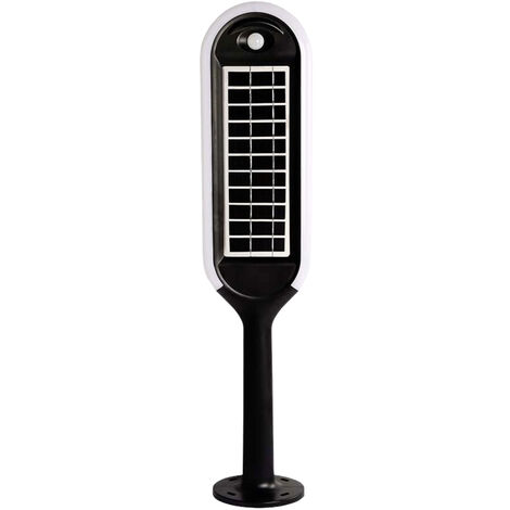 V-TAC 6666 VT-945 Solar-Außenstandleuchte mit Bewegungsmelder    LED  5.00 W Weiß, Schwarz