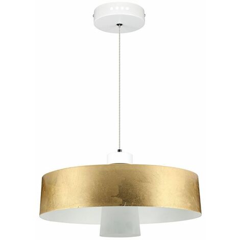 V-TAC 7W LED-Kronleuchter mit Metallschale, Warmweißgold