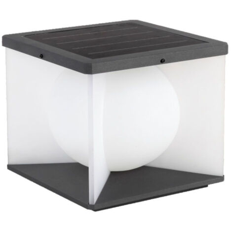 V-TAC 8W LED Gartenlampe, Panel und Fernbedienung 305mm Warmweiß IP65