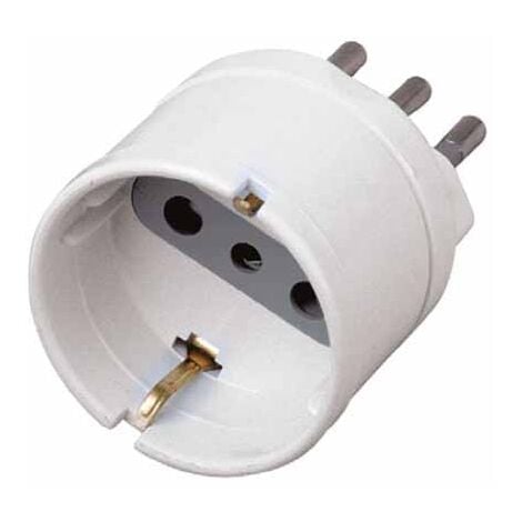 V-TAC Adattatore da schuko presa tedesca a presa 2P+T 10A standard italiano - sku 8719