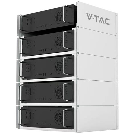 V-TAC Amadio Rack per Batterie di Accumulo da 5kWh con BMS Integrato