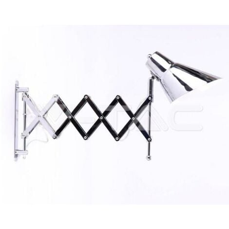 V-tac aplique regulable e27 cromo vt-7402 - 40431