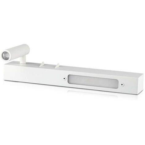 V-TAC Applique da Hotel per Lettura con 2 LED 3W e 6W Colore Bianco 3000K
