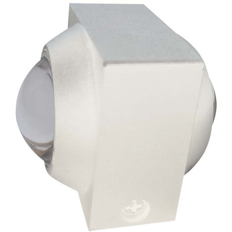 V-TAC Applique LED da Muro 2W Doppio Fascio Luminoso Corpo Bianco Bianco Caldo IP54