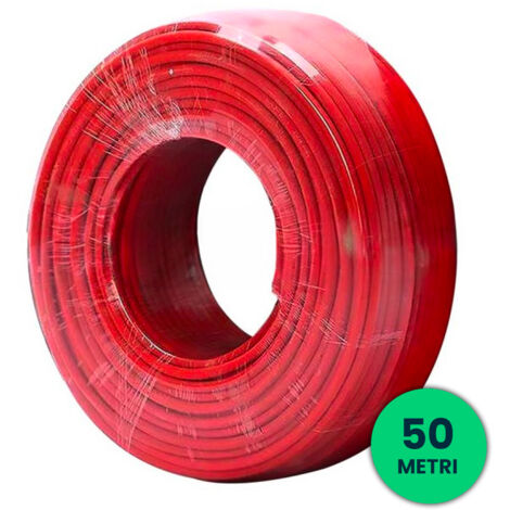 V-tac cable de panel solar 1x6mm2 50m rojo - 11829