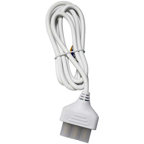 V-TAC Cavo di Alimentazione da 1.5m Colore Bianco per collegare Plafoniere LED