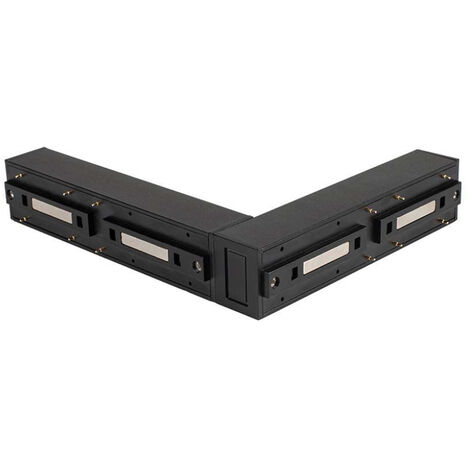 V-TAC Connettore a Forma di L per Binario Magnetico Colore Nero