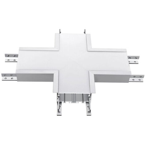 V-TAC Connettore LED Chip Samsung a Incasso Lineare a X 16W Colore Bianco Bianco Naturale