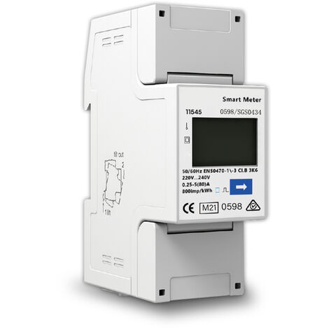 V-TAC Contador monofà¡sico bidireccional Smart Meter CHINT