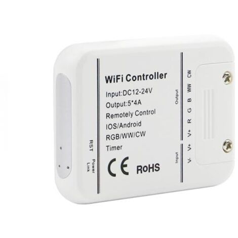 V-TAC Controller Dimmer WiFi Strip LED Compatibile con Google Home e Amazon Alexa