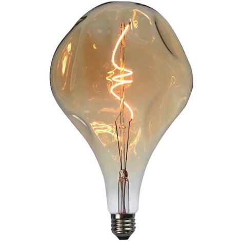 V-TAC E27 4W A165S LED-Glühbirne, Spiralfaden, Bernstein, Warmweiß
