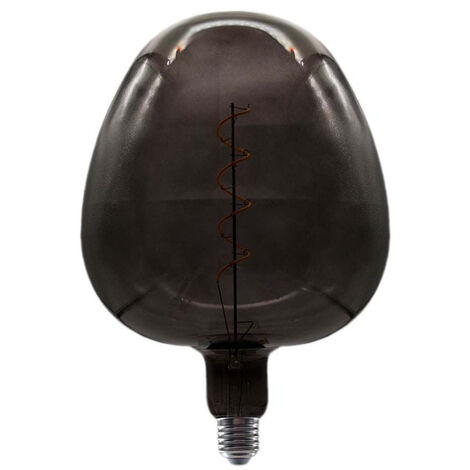 V-TAC E27 4W LED-Glühbirne in Apfelform, Filament, Schwarz