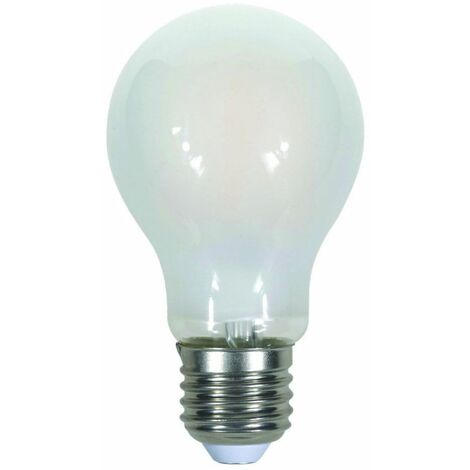 V-TAC E27 6W A60 LED-Glühbirne Satin Filament Kaltweiß
