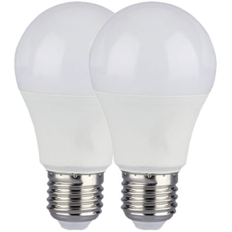 V-TAC E27 9W A60 LED-Glühbirne, 3-stufig dimmbar, Kaltweiß (Blisterpackung mit 2 Stück)