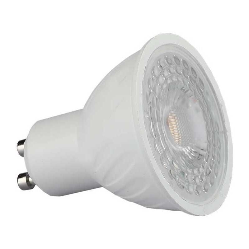 Image of V-tac - pro VT-227 Lampadina led GU10 38° chip samsung smd faretto 6W 445lm luce bianco naturale 4000K - sku 21190