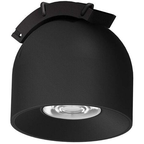 V-TAC Faretto LED COB da Binario in Tessuto Magnetico 12W 38° Colore Nero Bianco Caldo