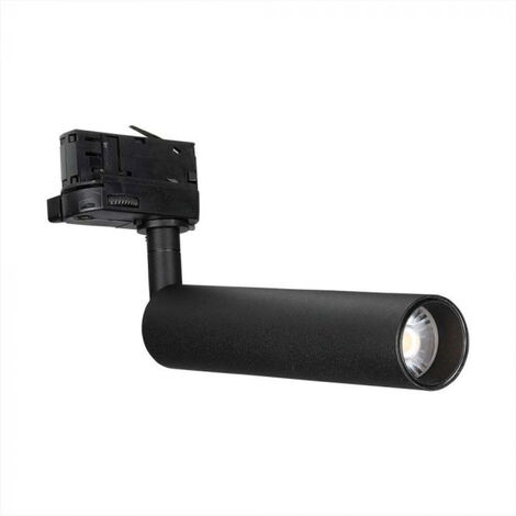 V-TAC Faretto LED da Binario Chip Samsung 15W Colore Nero Bianco Caldo
