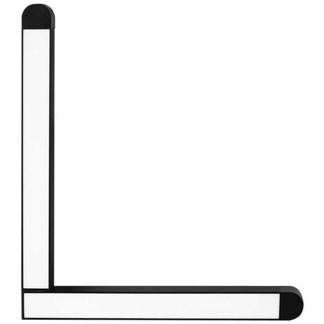 V-TAC Faretto LED da Binario Magnetico 25W a forma di L Colore Nero Bianco Freddo
