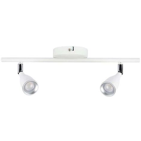 V-TAC Faretto LED da Muro Doppio 9W con Testa Orientabile Colore Bianco Bianco Caldo IP20