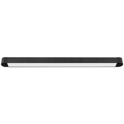 V-TAC Faretto LED Lineare da Binario Magnetico Slim 18W Colore Nero Bianco Caldo