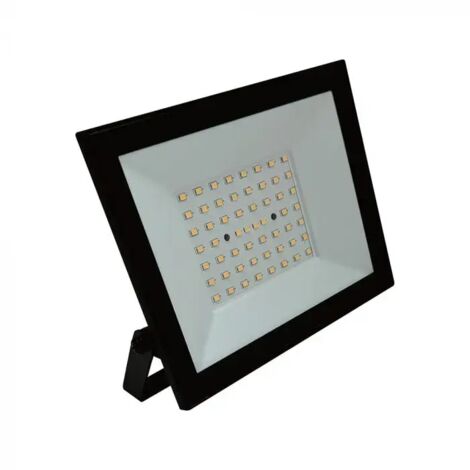 V-TAC Faro LED 50W Slim IP65 luce 4000K Nero –  E-Series (4000 lm)