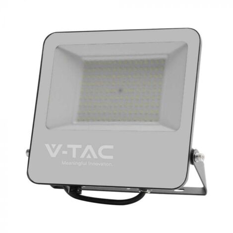 V-TAC Faro LED Chip 100W 185LM/W Colore Nero 6500K IP65