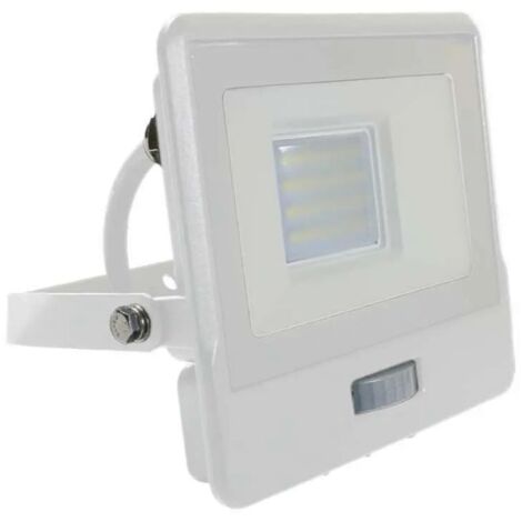 V-TAC Faro LED Chip Samsung 20W con Sensore PIR Cavo 1m Colore Bianco Bianco Caldo IP65