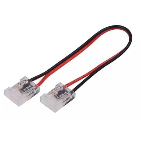 V-TAC Flexibler Anschluss für COB-LED-Streifen, Breite 10 mm auf 2 Pins, Länge 150 mm