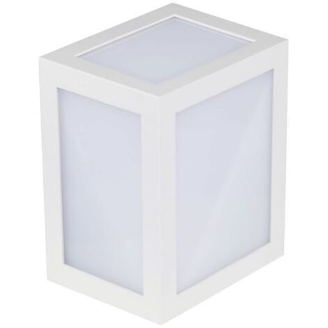 V-TAC Lampada LED da Muro a Lanterna 12W Quadrata Colore Bianco Bianco Caldo IP65