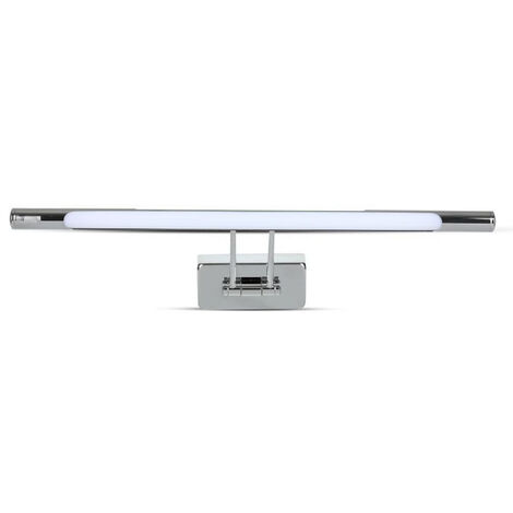V-TAC Lampada LED da Specchio 8W 50cm Colore Cromato Bianco Caldo