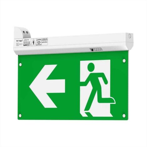 V-TAC Lampada LED Emergenza 4in1, Autotest, Compatibile con Telecomando Bianco Freddo IP20