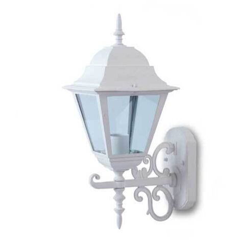 V-TAC Lampada LED Lanterna Portalampada E27 (Max 60W) Rivolta Verso in Alto, Bianco IP44