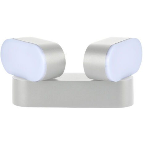 V-TAC Lampada LED Ovale 12W 110LM/W Bianco con Doppia Testa Ruotabile Bianco Caldo IP65