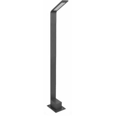 V-Tac – Lampadaire d'extérieur 80cm aluminium gris IP54 6W 810lm 4000K – Fixation au sol – Pour éclairage allées et jardins – 218681 - VT-896