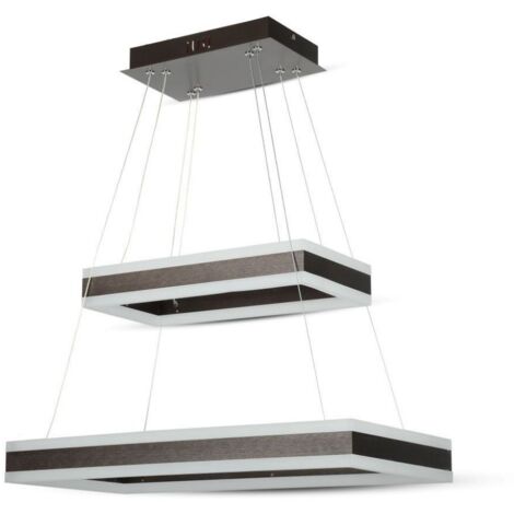 V-TAC Lampadario LED 100W in Metallo Colore Caffè Bianco Caldo Dimmerabile