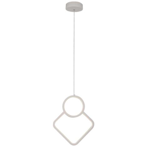 V-TAC Lampadario LED 12W Design Moderno 2801800mm Regolabile Bianco Caldo