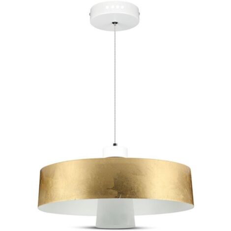 V-TAC Lampadario LED a Scodella in Metallo 7W Colore Oro Bianco Naturale
