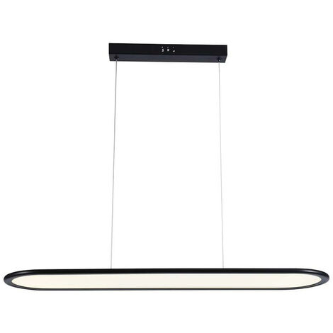 V-TAC Lampadario LED a Sospensione 24W 80104Cm Colore Nero 4000K