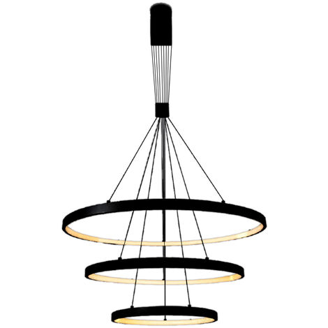 V-TAC Lampadario LED a Sospensione 46W Dimmerabile 406080150cm Bianco Caldo