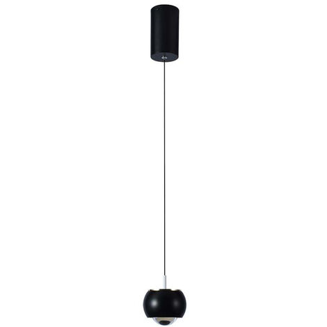 V-TAC Lampadario LED a Sospensione 9W Colore Nero 1010100cm Bianco Naturale