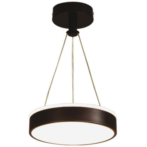V-TAC Lampadario LED a Sospensione Circolare 12W in Metallo 240x500mm Bianco Naturale