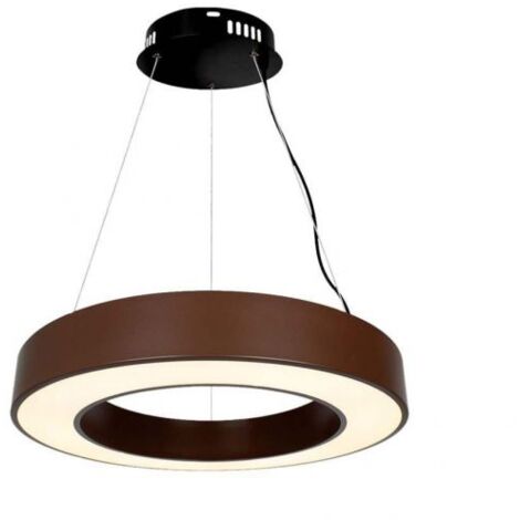 V-TAC Lampadario LED a Sospensione Circolare 50W Dimmerabile TRIAC in Metallo Colore Corten 4000K - SKU 6959 VT-7760-C