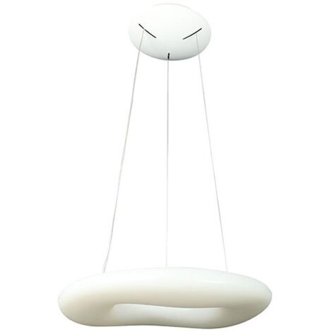 V-TAC Lampadario LED Circolare 38W con Telecomando CCT 3in1 Bianco Dimmerabile
