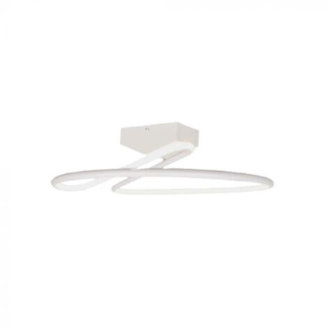 V-TAC Lampadario LED dal Design Moderno Rotondo 20W in Alluminio Colore Bianco 4000К