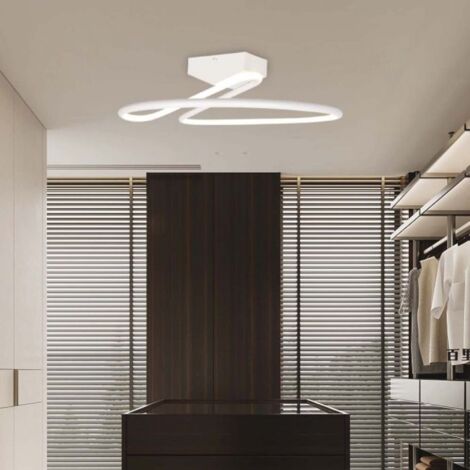 V-TAC Lampadario LED dal Design Moderno Rotondo 43W in Alluminio Colore Bianco 4000К