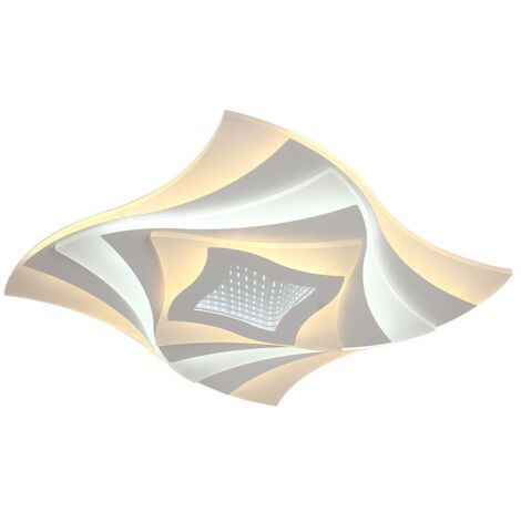 V-TAC Lampadario LED design moderno CCT 3in1 con Telecomando 75W Dimmerabile Colore Bianco 23397